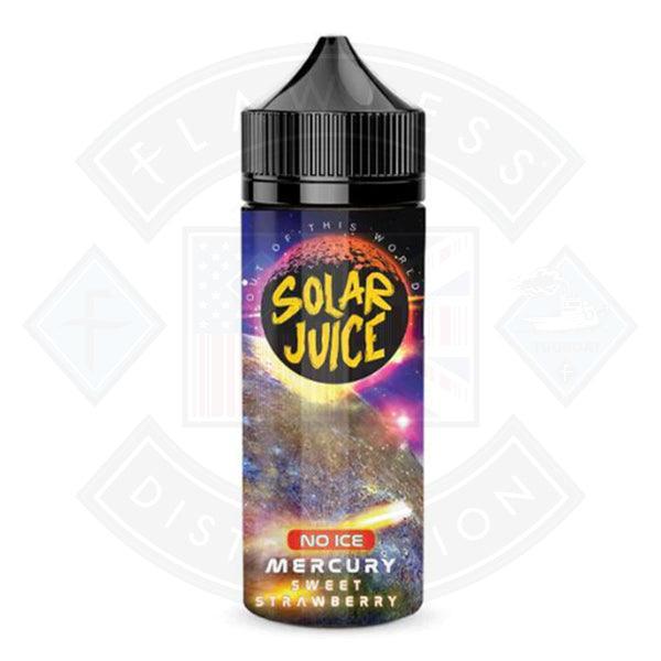 Solar Juice No Ice Mercury Sweet Strawberry 0mg 100ml Shortfill E-Liquid