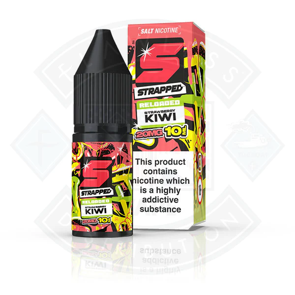 Strapped Reloaded Nic Salt 10ml Strawberry Kiwi - Image 2