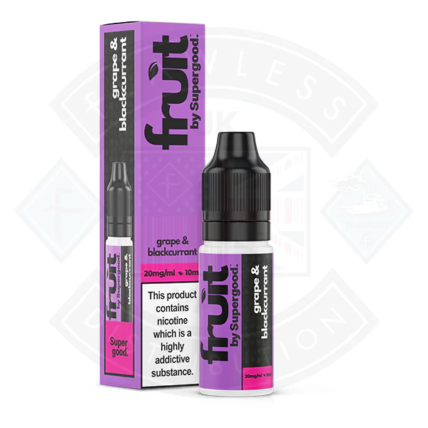 Supergood Fruit Nic Salt 10ml Grape & Blackcurrant - Image 2