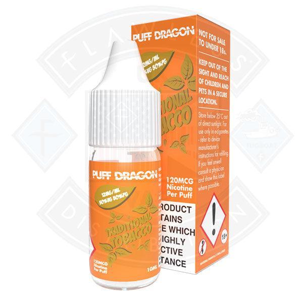 Puff Dragon Traditional Tobacco E liquid 10ml - Image 3
