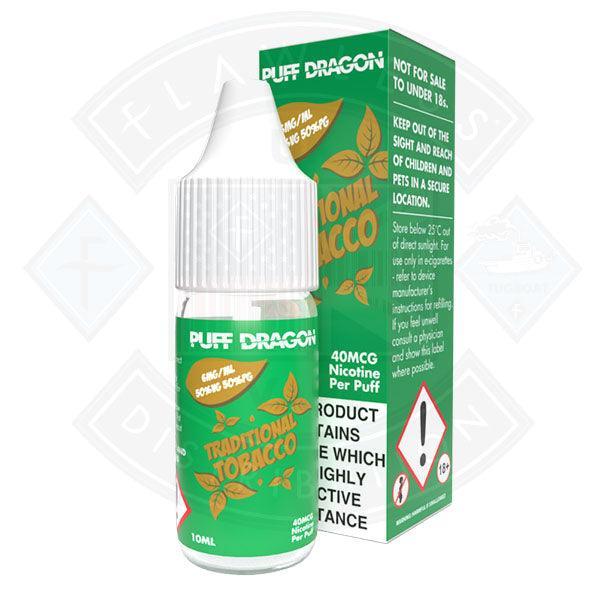 Puff Dragon Traditional Tobacco E liquid 10ml - Image 4