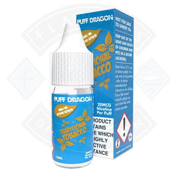 Puff Dragon Traditional Tobacco E liquid 10ml - Image 5