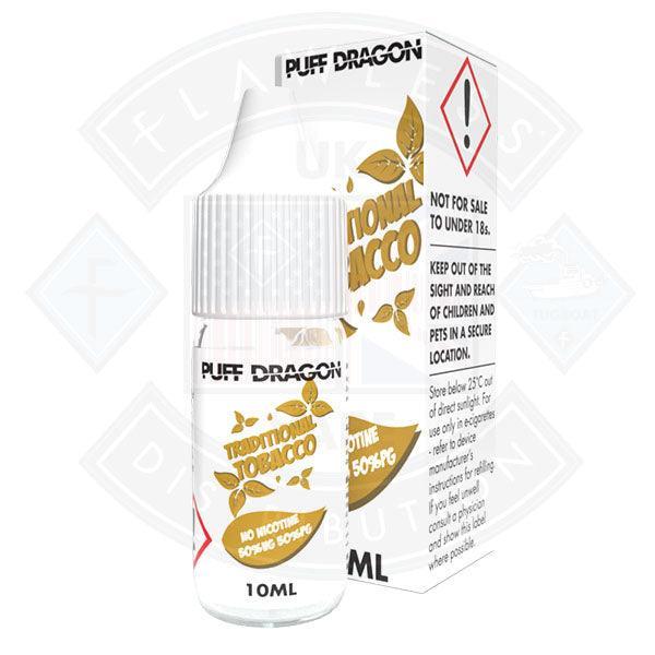 Puff Dragon Traditional Tobacco E liquid 10ml - Image 6