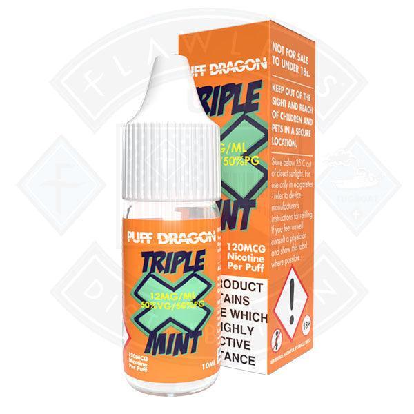Triple X Mint by Puff Dragon TPD Compliant - 10ml - Image 3