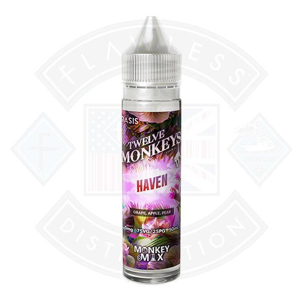 Twelve Monkeys OASIS - Haven 0mg 50ml Shortfill E liquid
