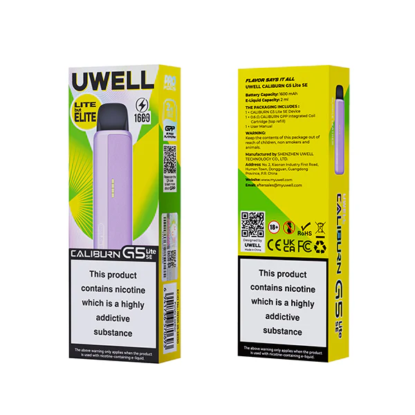 Uwell Caliburn G5 Lite SE Vape Kit - Image 2