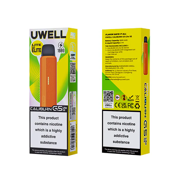 Uwell Caliburn G5 Lite SE Vape Kit - Image 4