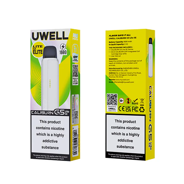Uwell Caliburn G5 Lite SE Vape Kit - Image 6