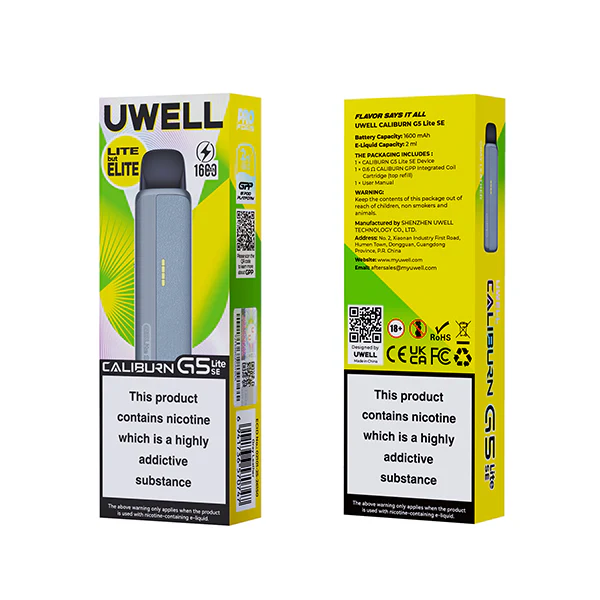 Uwell Caliburn G5 Lite SE Vape Kit - Image 7