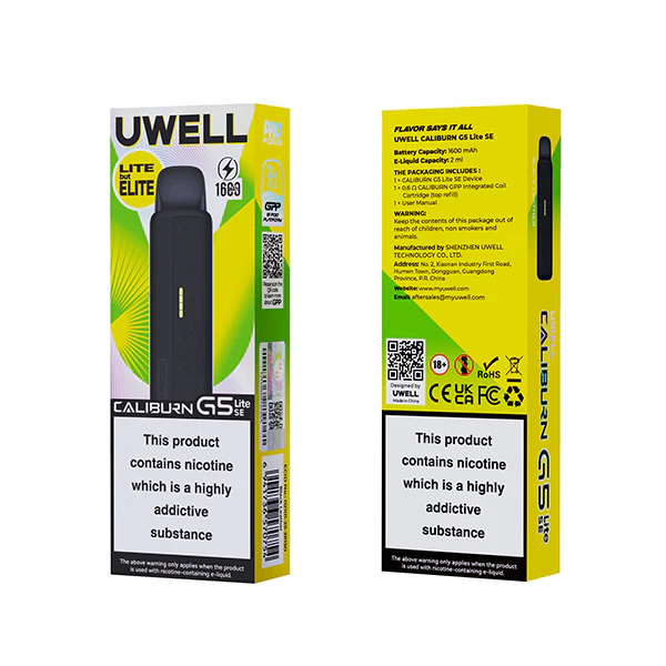 Uwell Caliburn G5 Lite SE Vape Kit - Image 8