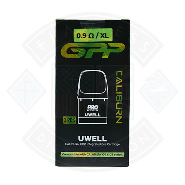 Uwell CALIBURN GPP Integrated Coil Cartridge Pods Side Refill/ 3 Pack - Image 3