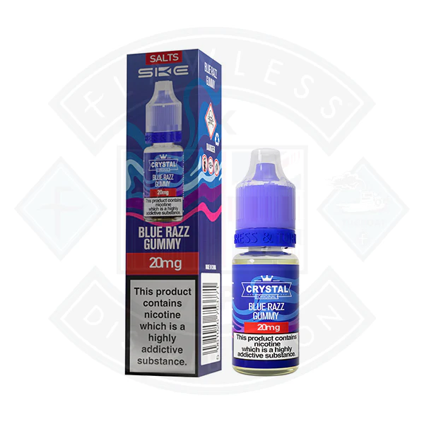 V2 SKE Crystal Original Blue Razz Gummy 10ml - Image 2