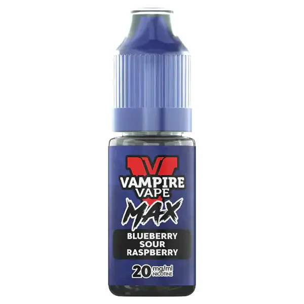 Vampire Vape VV MAX 10ml Nic Salt Blueberry Sour Raspberry - Image 2
