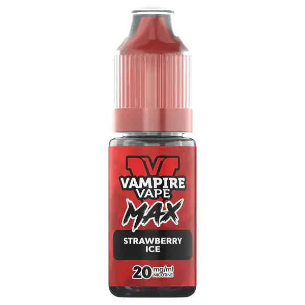 Vampire Vape VV MAX 10ml Nic Salt Strawberry Ice - Image 2