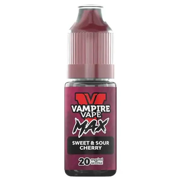 Vampire Vape VV MAX 10ml Nic Salt Sweet Sour Cherry - Image 2