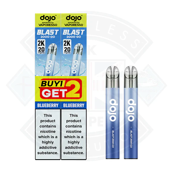 Vaporesso DOJO BLAST 2000 GO TRANSPARENT KIT Bundle (20mg) - Image 5