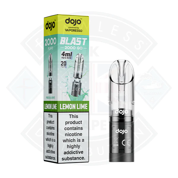 Vaporesso  DOJO BLAST 2000 GO Transparent POD (20mg) - Image 11