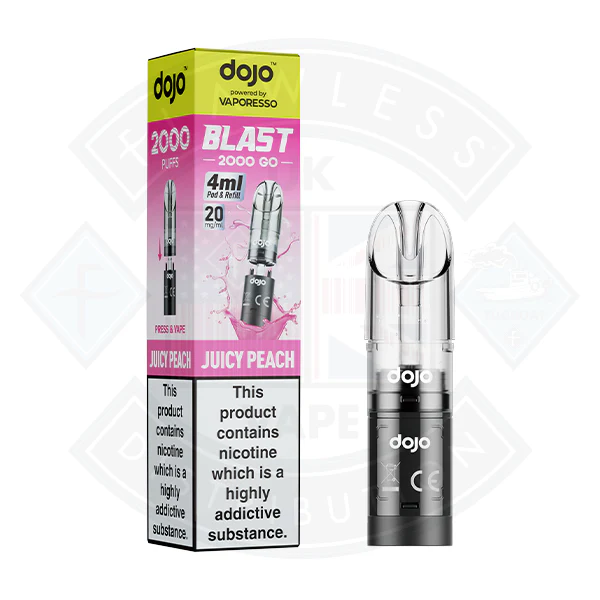 Vaporesso  DOJO BLAST 2000 GO Transparent POD (20mg) - Image 15