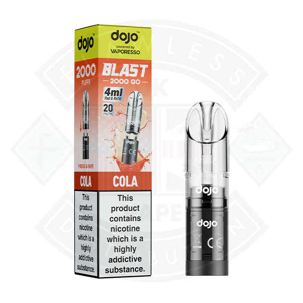 Vaporesso  DOJO BLAST 2000 GO Transparent POD (20mg) - Image 18