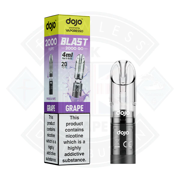 Vaporesso  DOJO BLAST 2000 GO Transparent POD (20mg) - Image 20