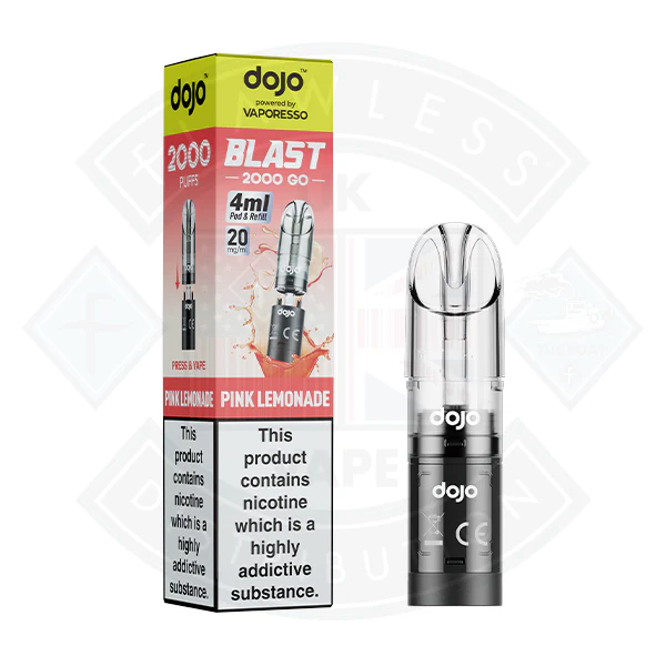 Vaporesso  DOJO BLAST 2000 GO Transparent POD (20mg) - Image 4
