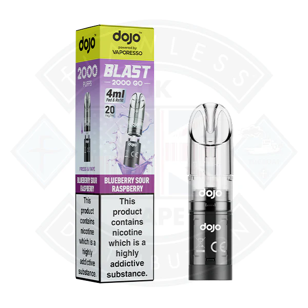 Vaporesso  DOJO BLAST 2000 GO Transparent POD (20mg) - Image 7