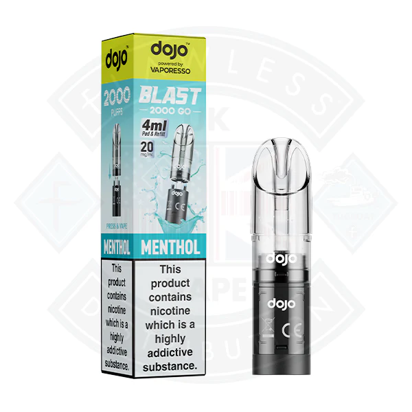 Vaporesso  DOJO BLAST 2000 GO Transparent POD (20mg) - Image 8