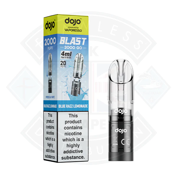 Vaporesso  DOJO BLAST 2000 GO Transparent POD (20mg) - Image 9