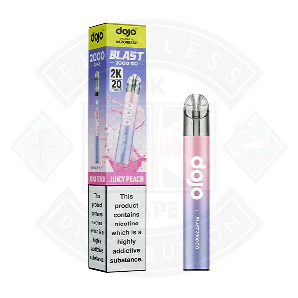 Vaporesso Dojo Blast 2000 GO Transparent Prefilled Vape Kit - Image 15