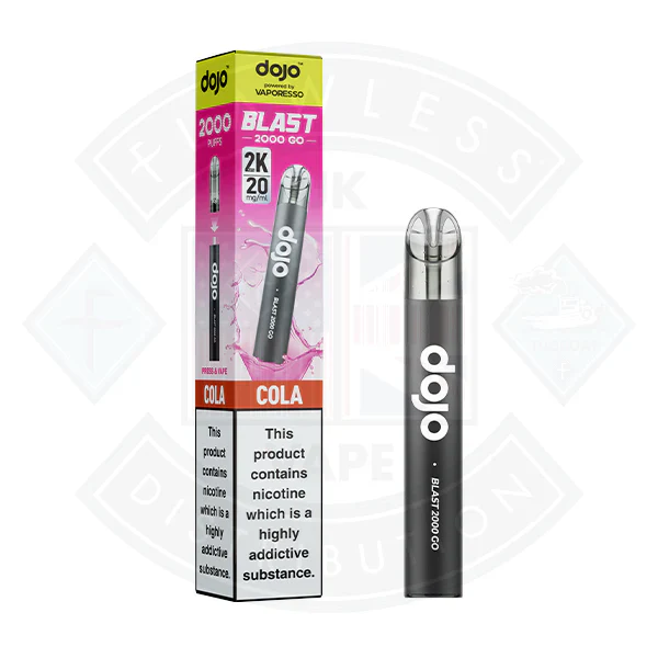Vaporesso Dojo Blast 2000 GO Transparent Prefilled Vape Kit - Image 17