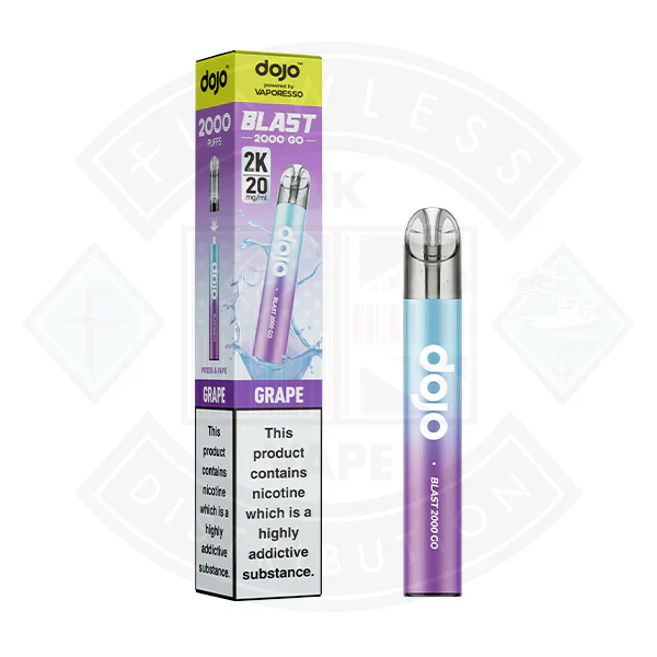 Vaporesso Dojo Blast 2000 GO Transparent Prefilled Vape Kit - Image 19