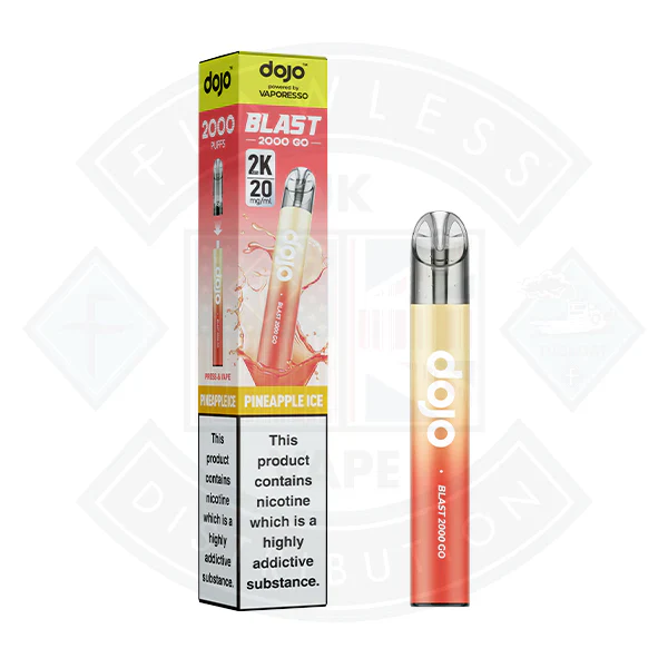 Vaporesso Dojo Blast 2000 GO Transparent Prefilled Vape Kit - Image 2