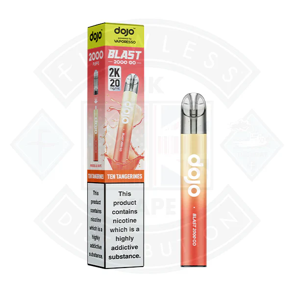 Vaporesso Dojo Blast 2000 GO Transparent Prefilled Vape Kit - Image 20