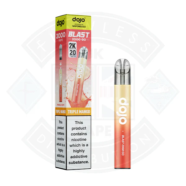 Vaporesso Dojo Blast 2000 GO Transparent Prefilled Vape Kit - Image 3
