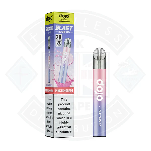 Vaporesso Dojo Blast 2000 GO Transparent Prefilled Vape Kit - Image 4