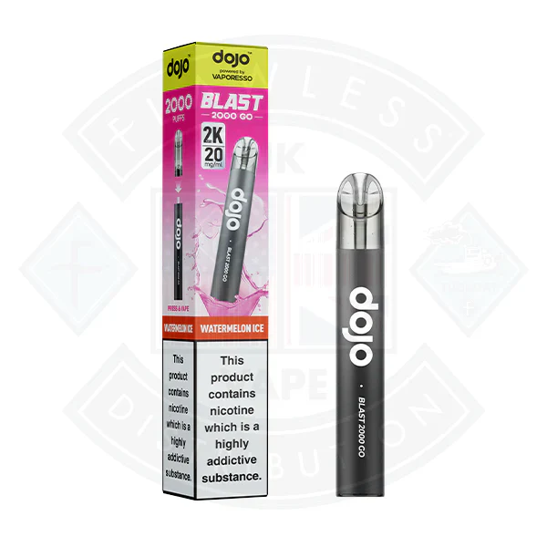 Vaporesso Dojo Blast 2000 GO Transparent Prefilled Vape Kit - Image 5