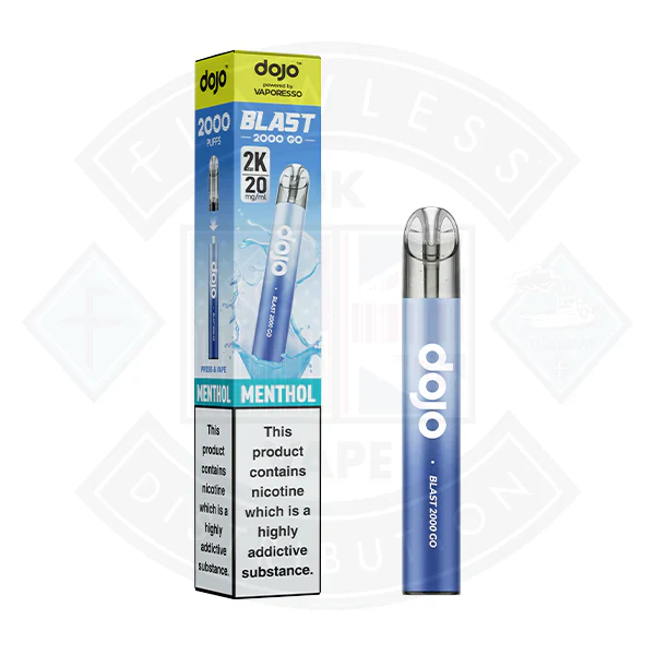 Vaporesso Dojo Blast 2000 GO Transparent Prefilled Vape Kit - Image 8