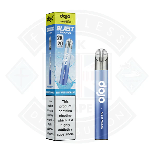 Vaporesso Dojo Blast 2000 GO Transparent Prefilled Vape Kit - Image 9