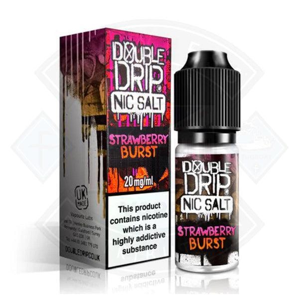 Vapouriz Double Drip Nic Salt Strawberry Burst 10ml E-liquid
