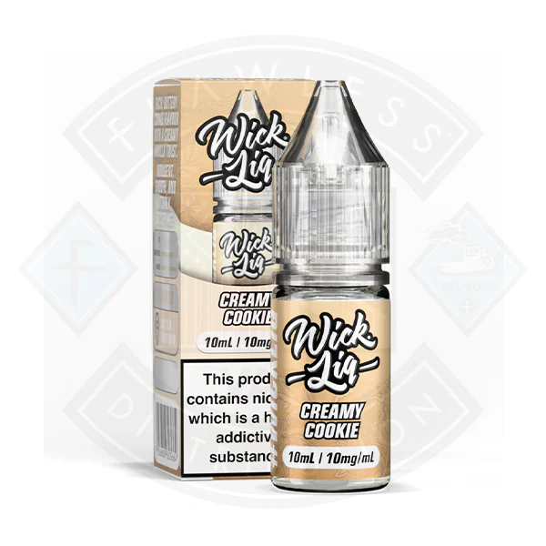Wick Liquor Creamy Cookie Nic Salt E-Liquid 10ml - Image 2