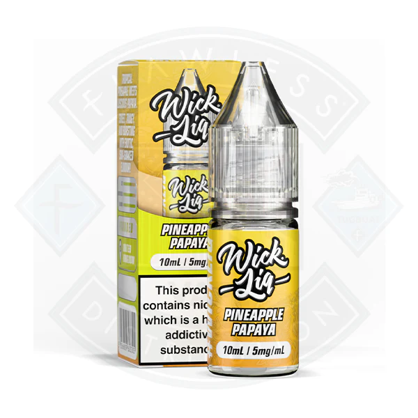 Wick Liquor Pineapple Papaya Nic Salt E-Liquid 10ml