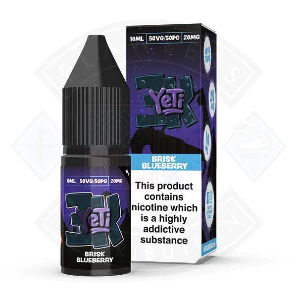 Yeti 3k Bar Salt Brisk Blueberry 10ml E-liquid