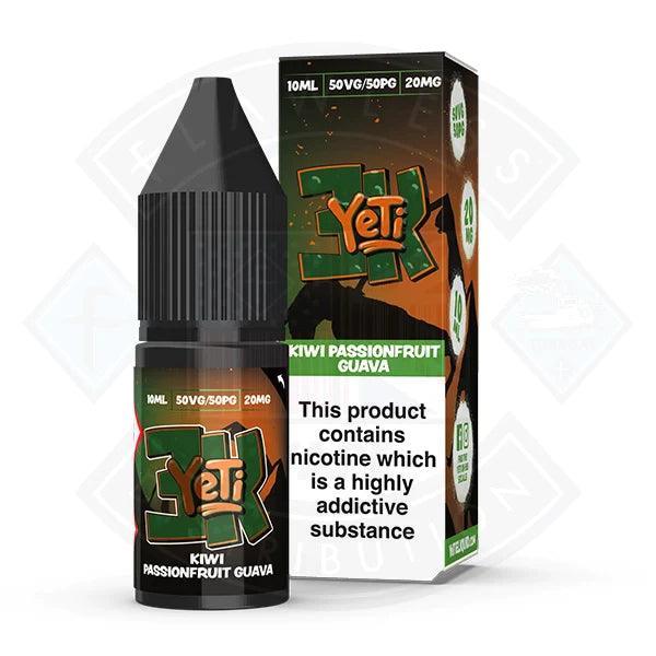 Yeti 3k Bar Salt Kiwi Passionfruit Guava 10ml E-liquid