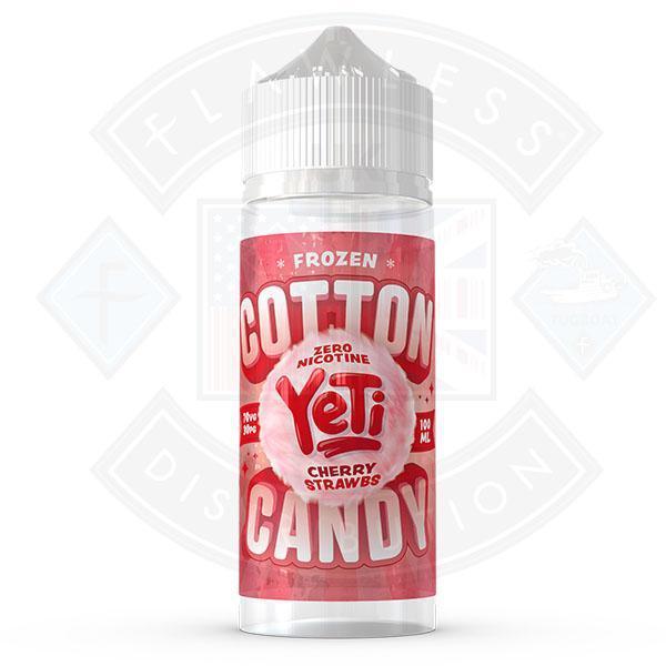 Yeti Cotton Candy Frozen Cherry Strawbs 0mg 100ml Shortfill