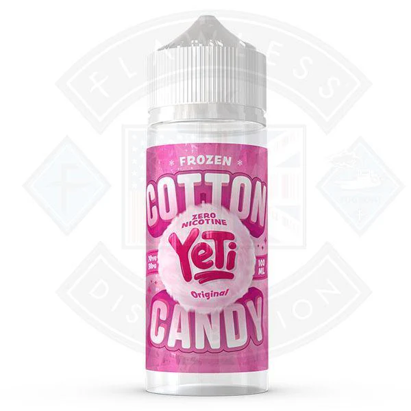 Yeti Cotton Candy Frozen Original 0mg 100ml Shortfill