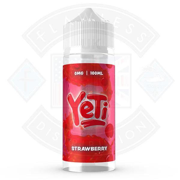 Yeti Defrosted - Strawberry No Ice 100ml 0mg Shortfill E-Liquid