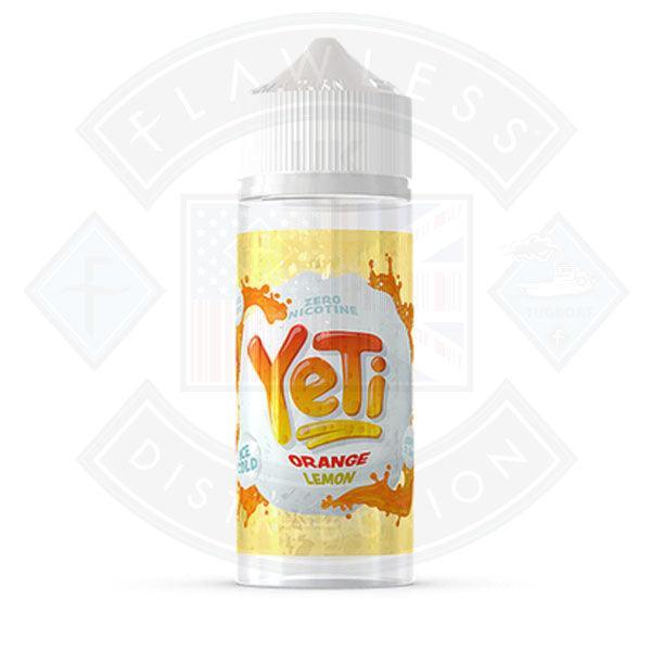 Yeti Ice Cold Orange Lemon 0mg 100ml Shortfill E-Liquid
