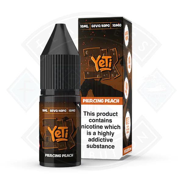 Yeti 3k Bar Salt Piercing Peach 10ml E Liquid