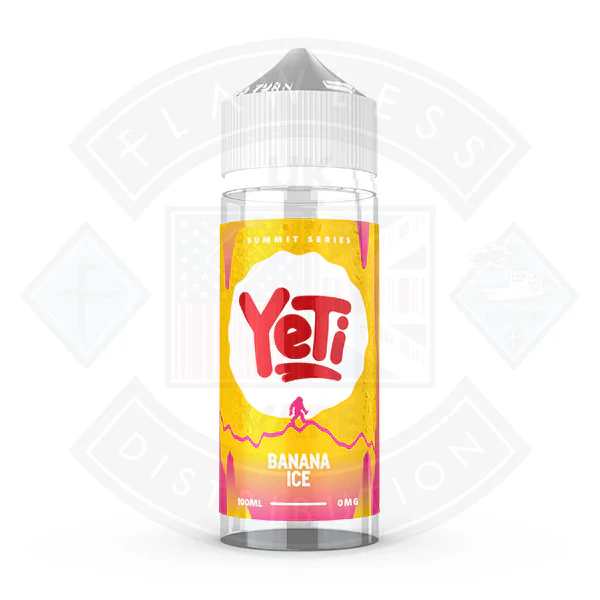 Yeti Summit Series - Banana Ice 0mg 100ml Shortfill