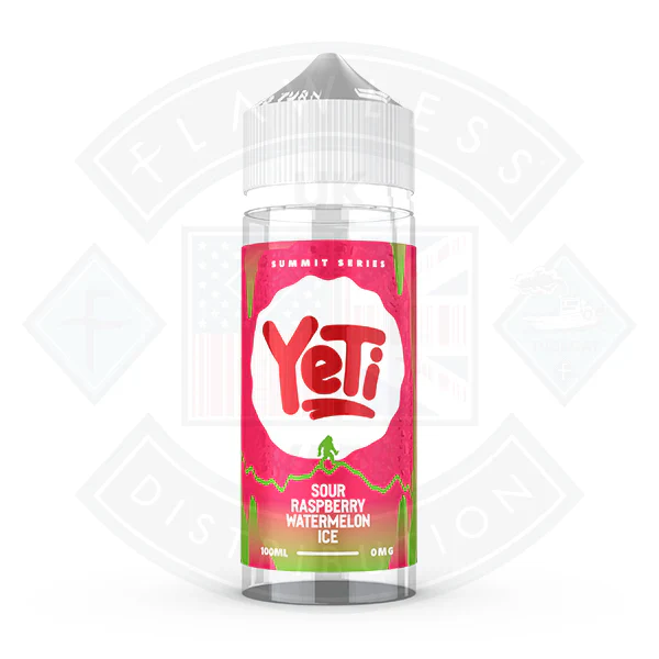 Yeti Summit Series - Sour Raspberry Watermelon Icee 0mg 100ml Shortfill